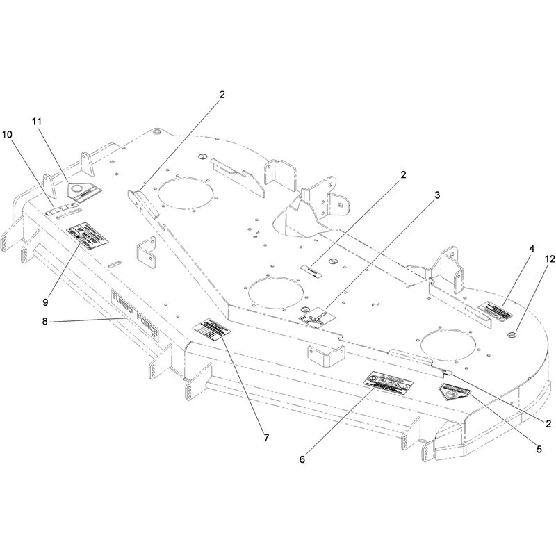 Deck Decal Assembly No. 112-4195
