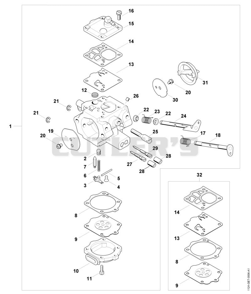 Carburetor parts