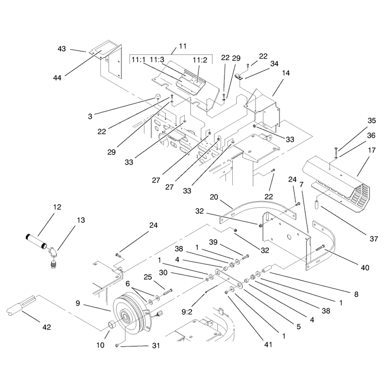 Shields and Clutch Assembly