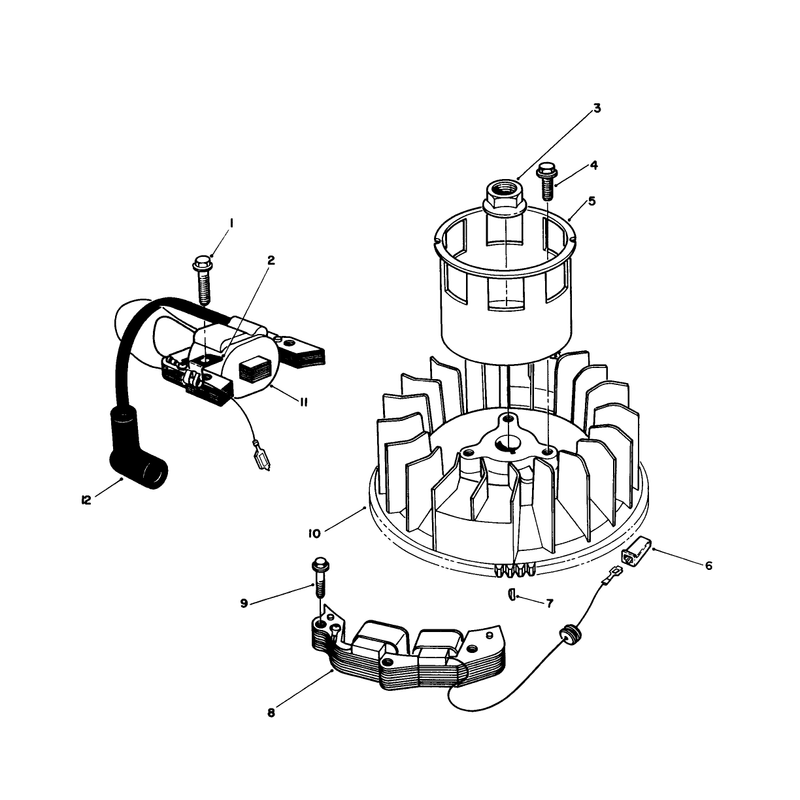Magneto & Flywheel Assembly (model No. Vmh7)