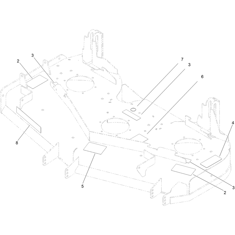 Deck Decal Assembly No 121-3241