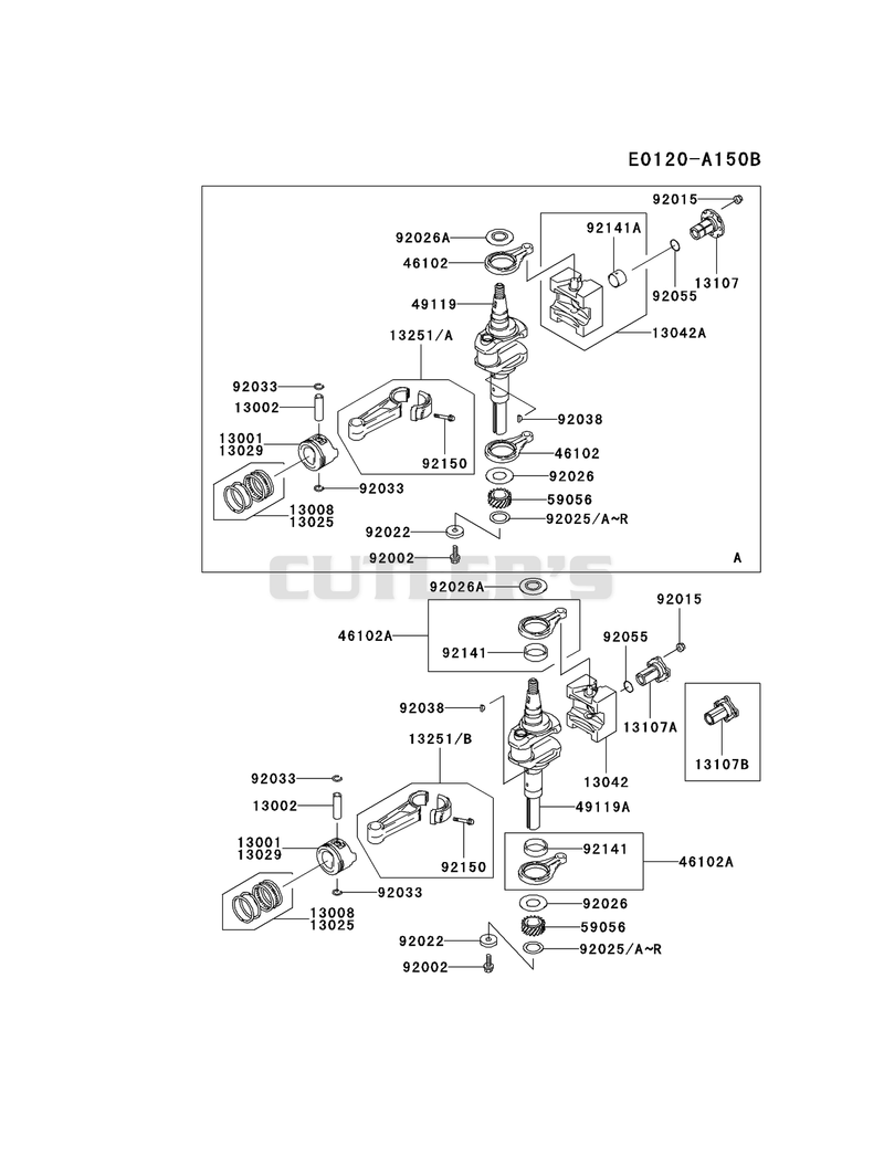 PISTON/CRANKSHAFT