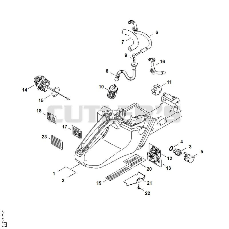 Tank housing