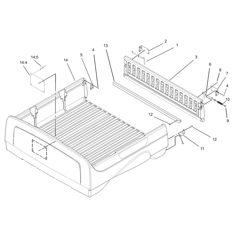 Box and Tailgate Assembly