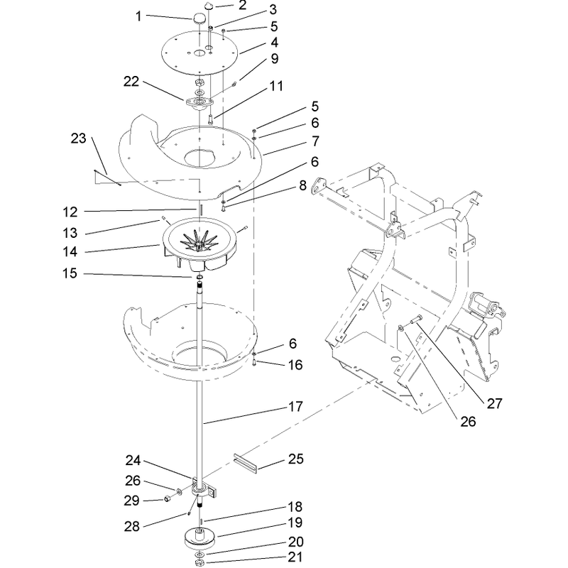 Impeller and Scroll Assembly