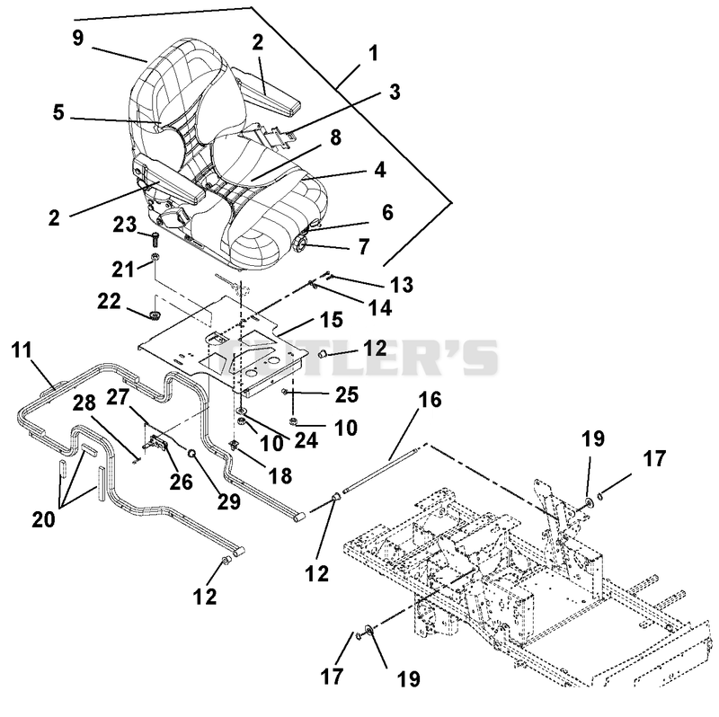 Seat & Hood Frame