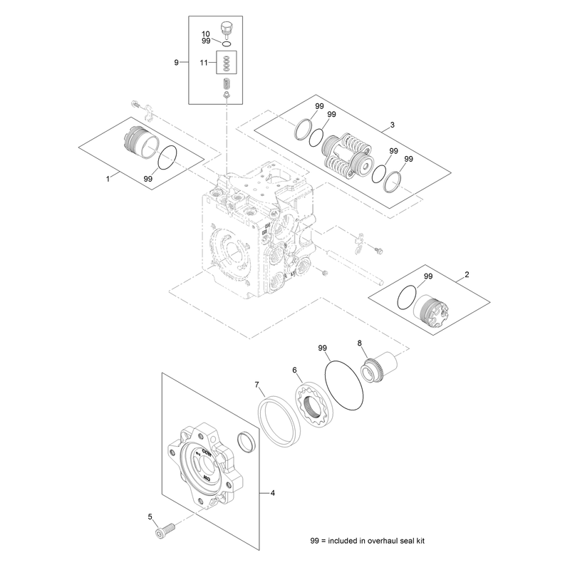 Front Hydraulic Pump Assembly No. 139-4800