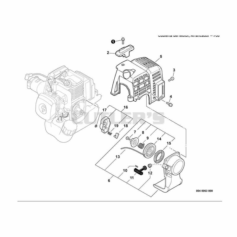 Engine Cover, Starter -- i-30