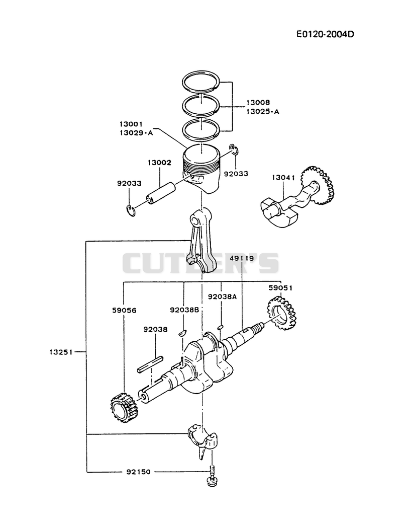 PISTON/CRANKSHAFT