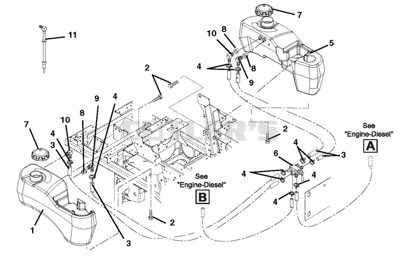 Fuel Tanks And Hoses