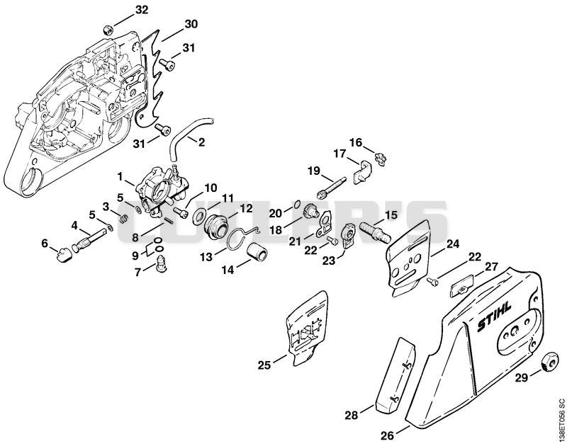 Oil pump, Chain tensioner kit
