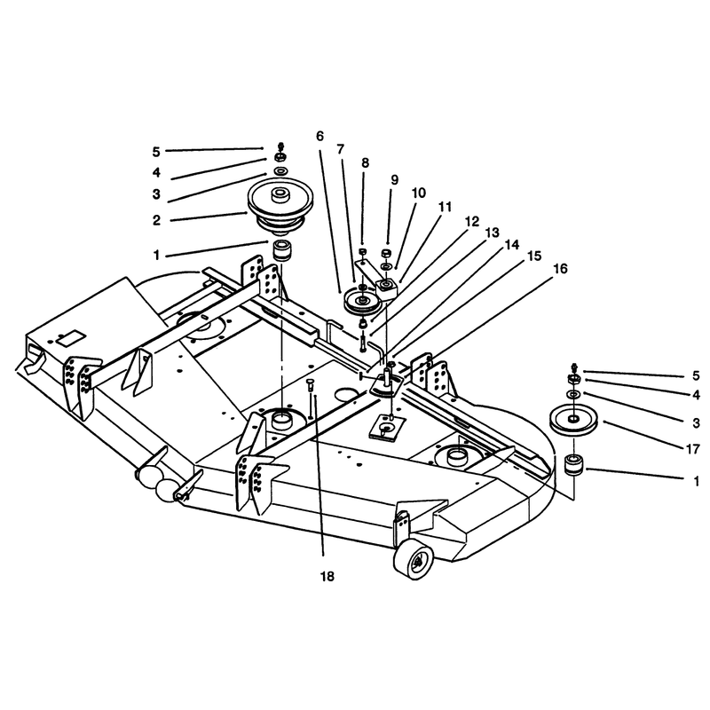 Pulleys and Idler Assembly