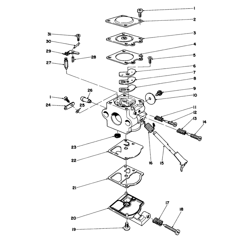 Carburetor Assembly No. 45-2870