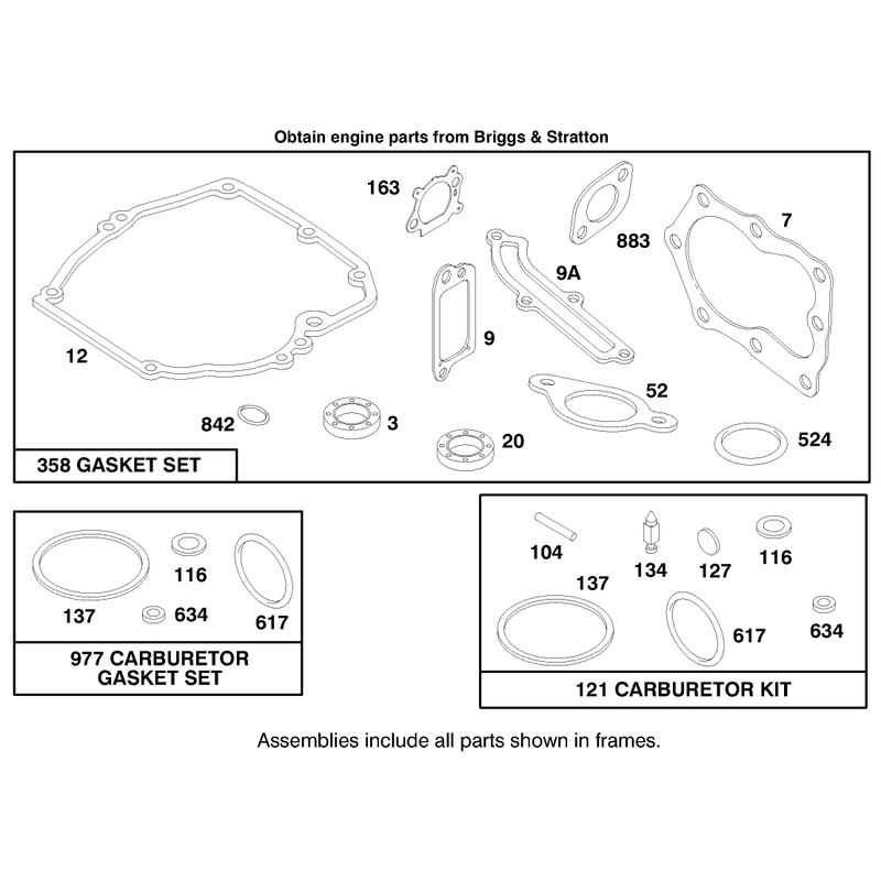 Engine Briggs and Stratton Model 12f802-0667-01
