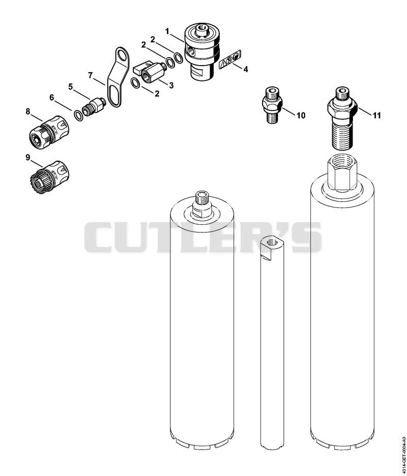 Accessories: Flushing head