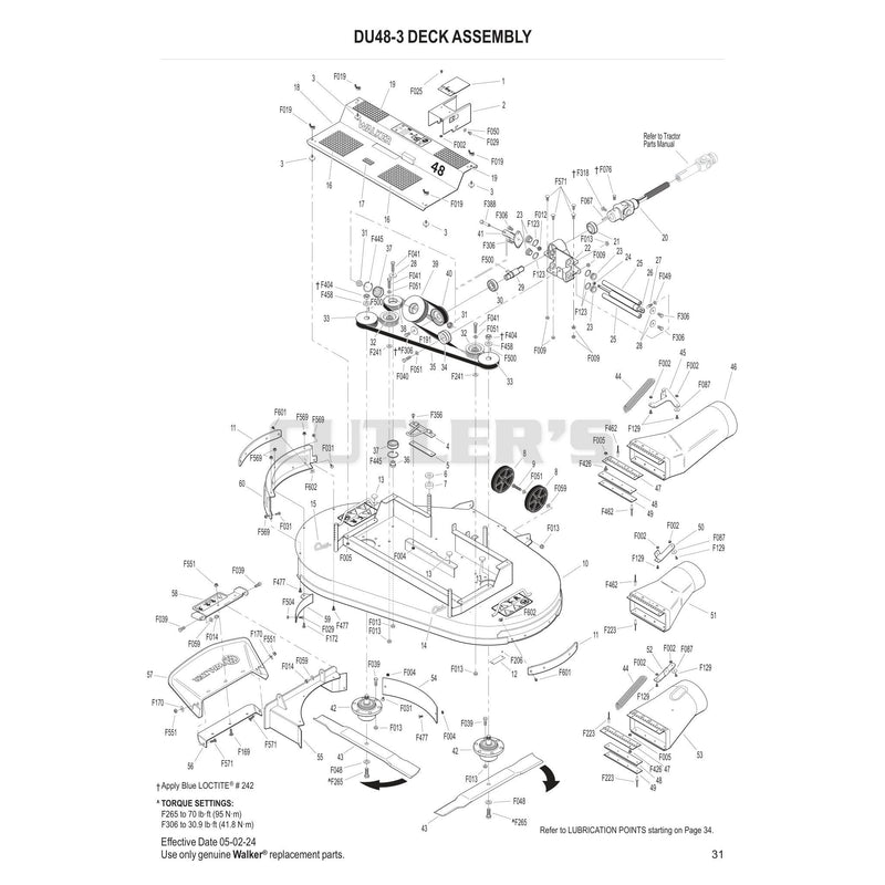 DU48-3 Deck Assembly
