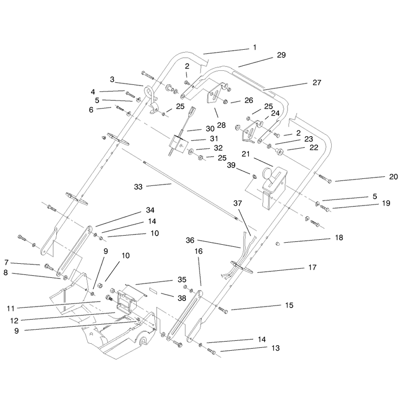 Handle and Controls Assembly