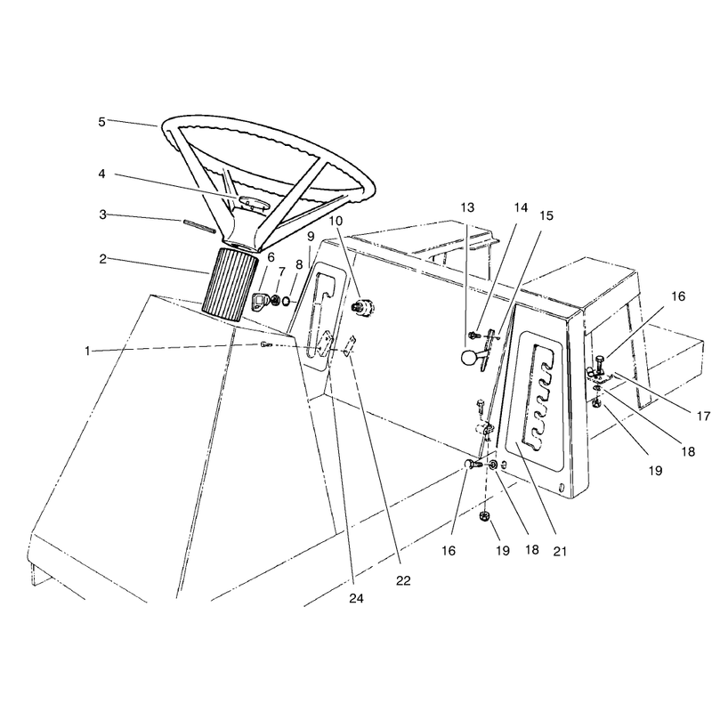 Caster and Wheel Assembly