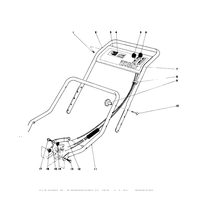 Handle Assembly Model No 20517