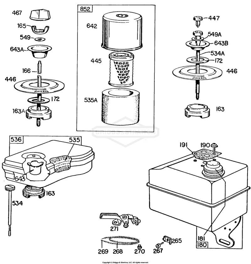 Fuel Tank Assy,Air Cleaner