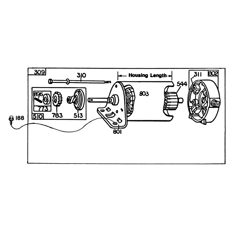 Engine Briggs and Stratton Model No 326437-0630-01