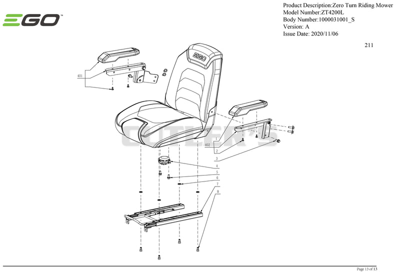 Damping Seat Assembly