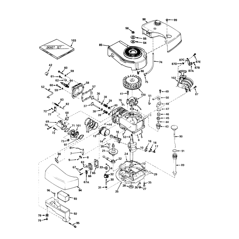Engine Tecumseh Model No Tnt 120-12003