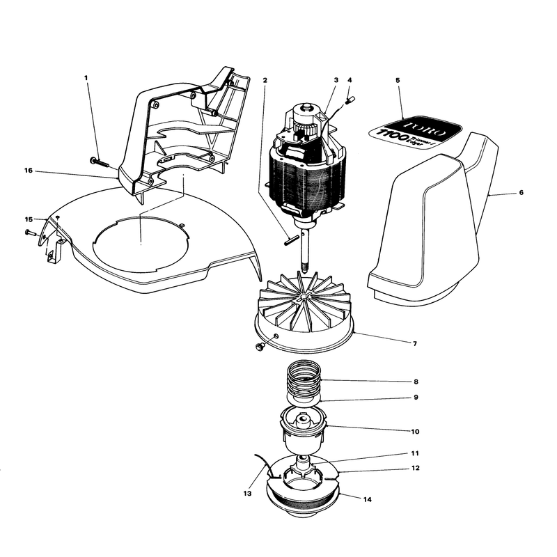 Motor and Housing Assembly