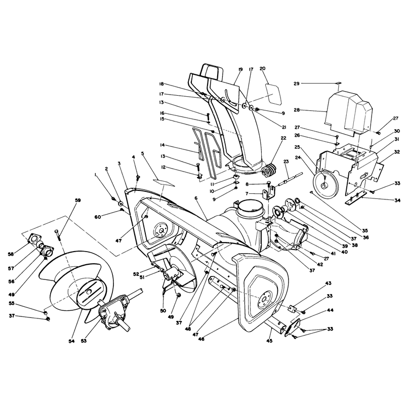 Housing and Chute Assembly