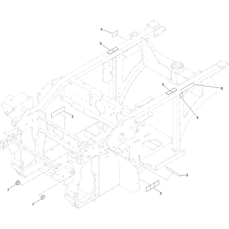Frame and Decal Assembly No. 116-7482
