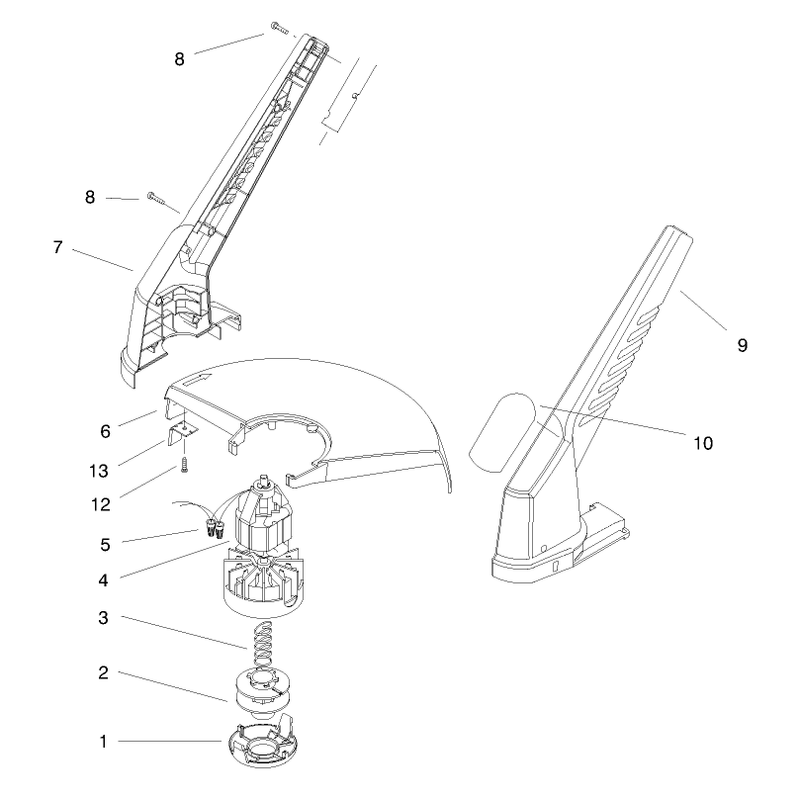 Motor and Housing Assembly