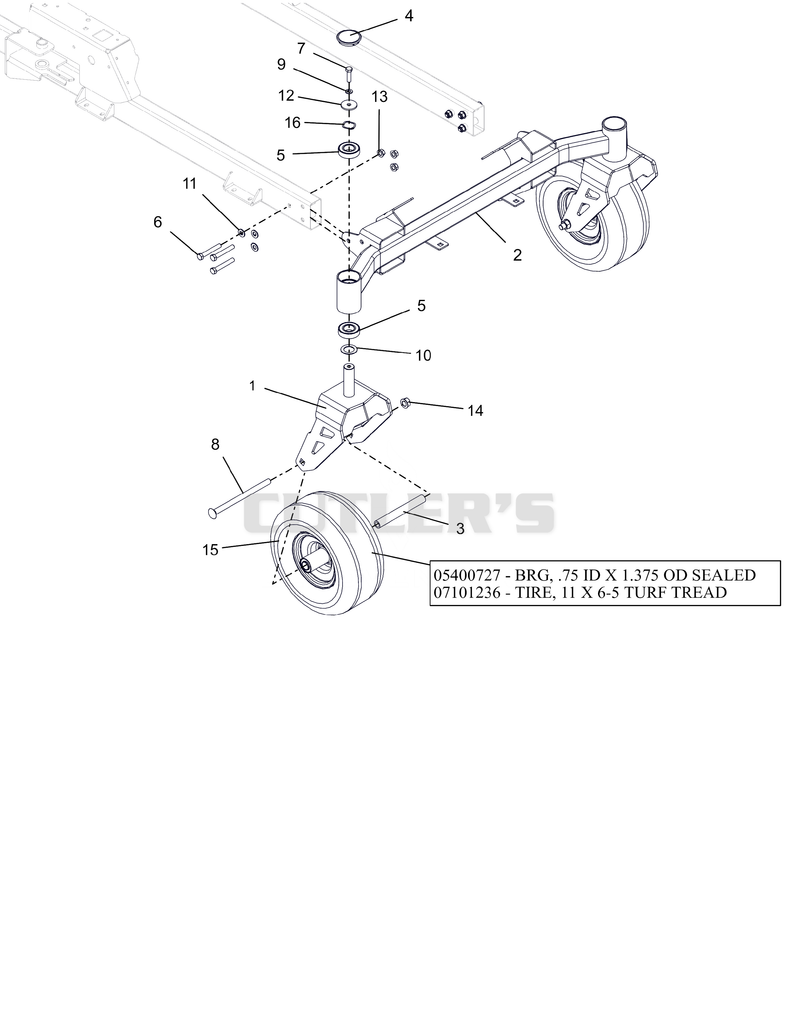 Front Caster Wheels