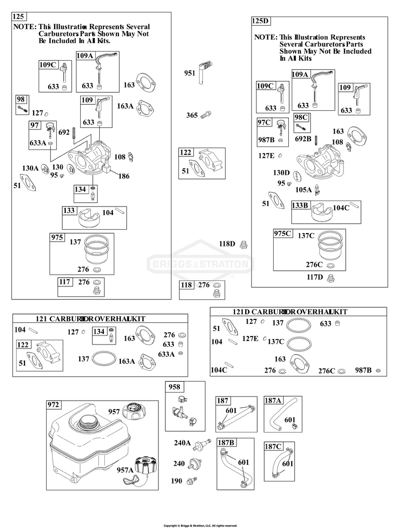 Carburetor, Fuel Supply