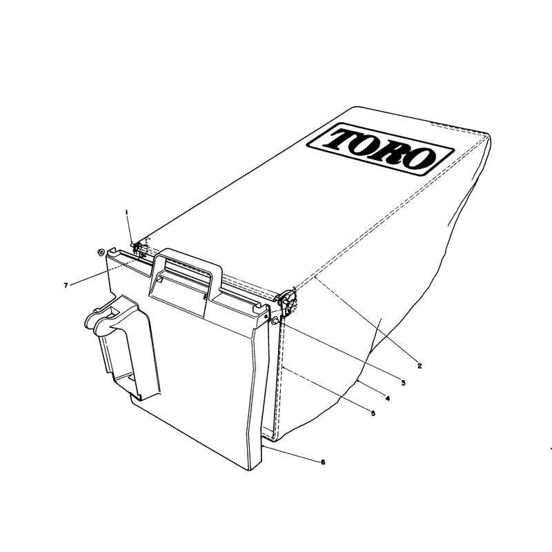 Grass Bag Assembly No 128859