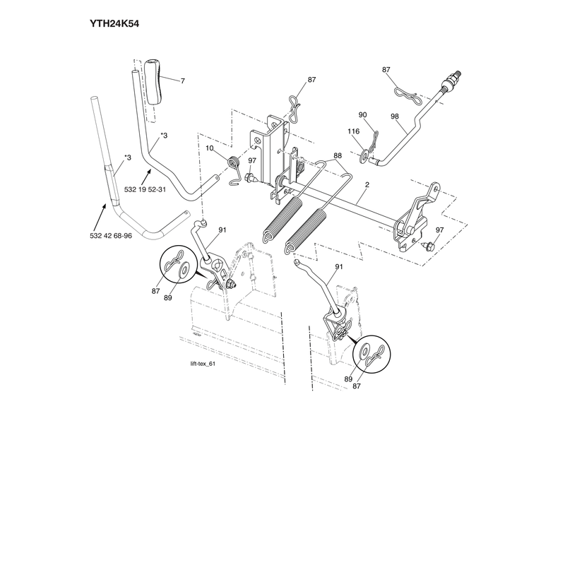 MOWER LIFT / DECK LIFT