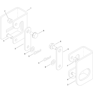 Hanger Bracket Upgrade Kit Assembly No 121-4016