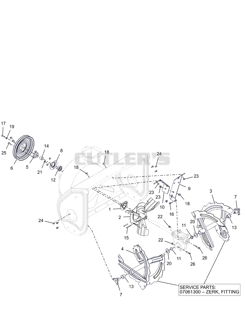 Auger and Impeller – 28"