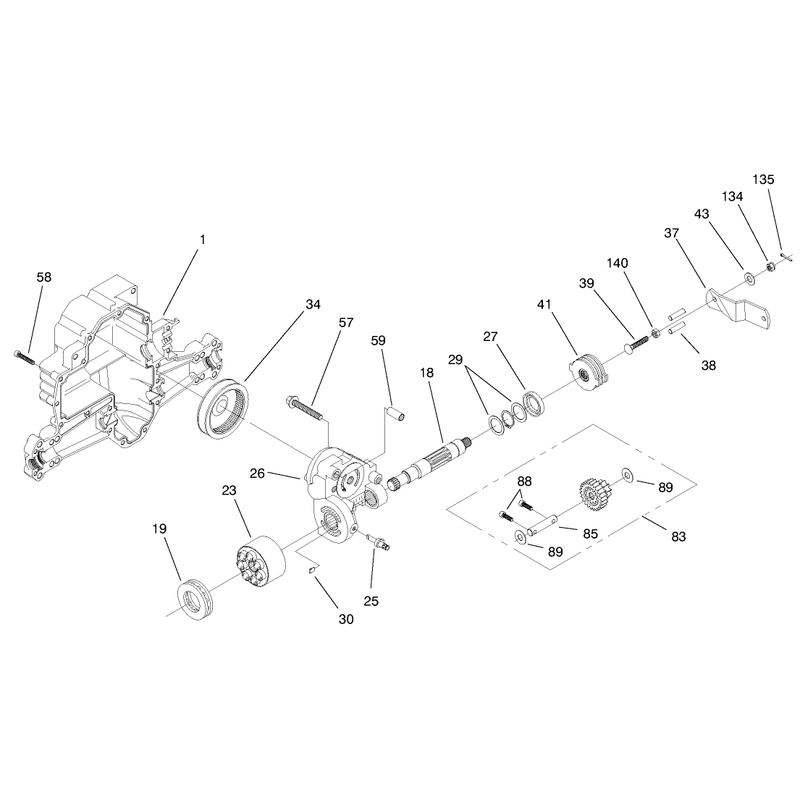 Hydro Transaxle Assembly Continued