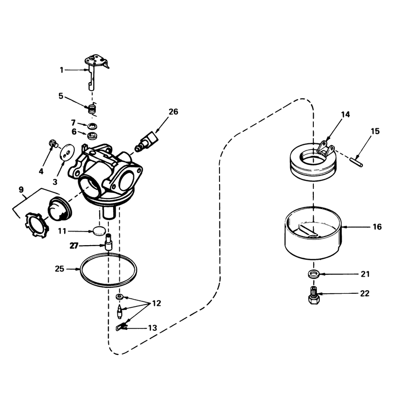 Carburetor No 632050a