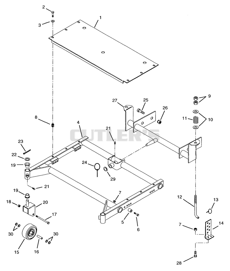 MOWER FRAME