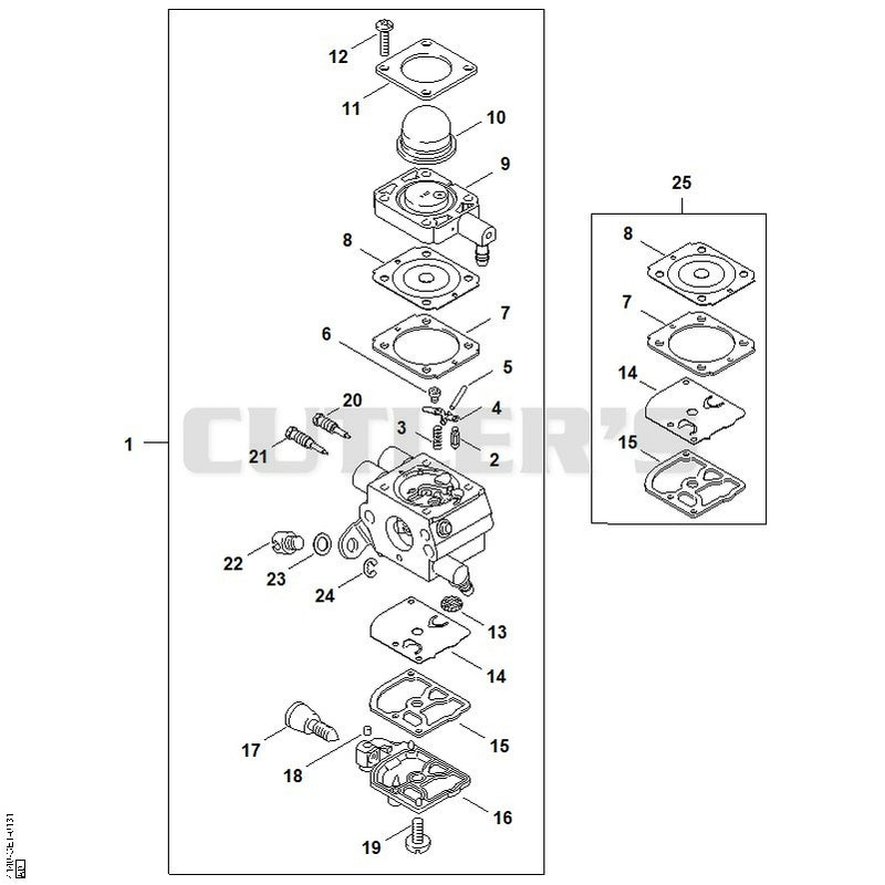 Carburetor 4140/30 2-MIX