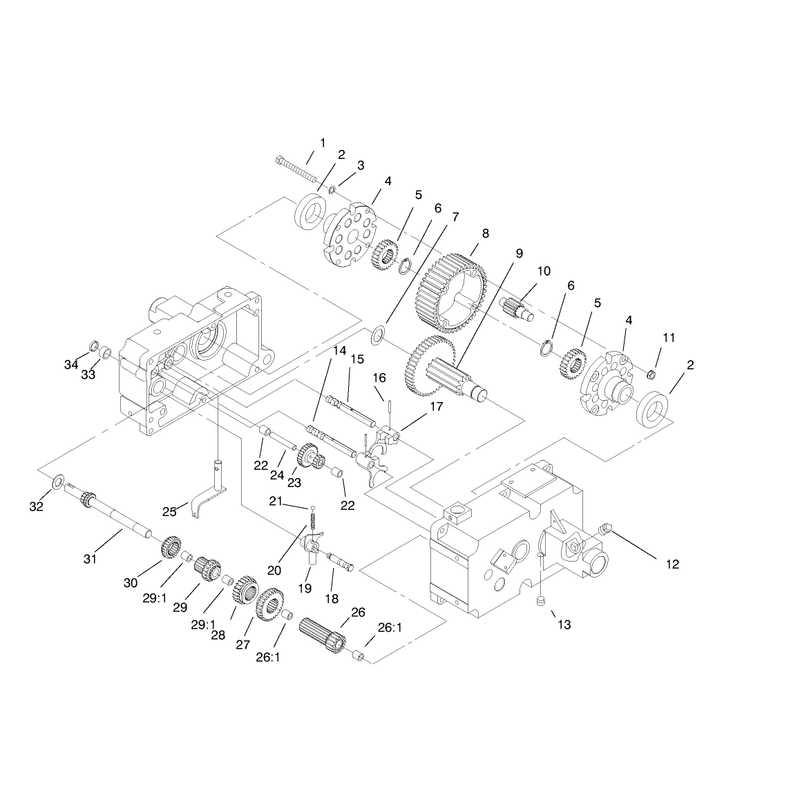 Transmission 8 Speed 8 Pinion Continued