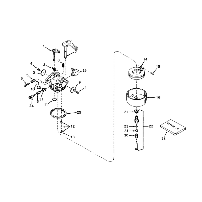 Carburetor No. 632107