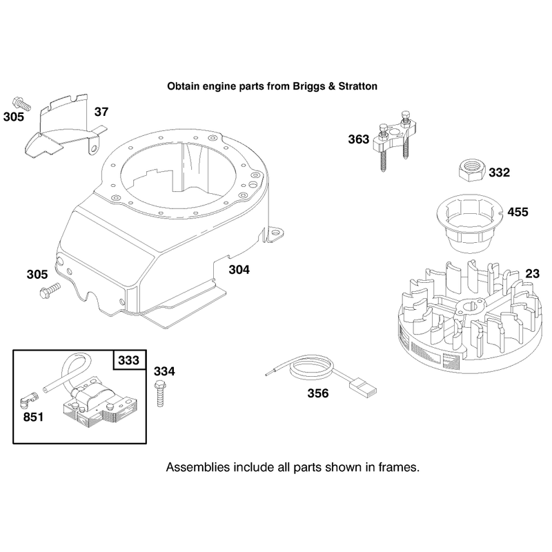 Engine Briggs and Stratton Model 12f802-0667-01
