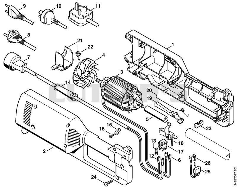 Housing, Electric motor