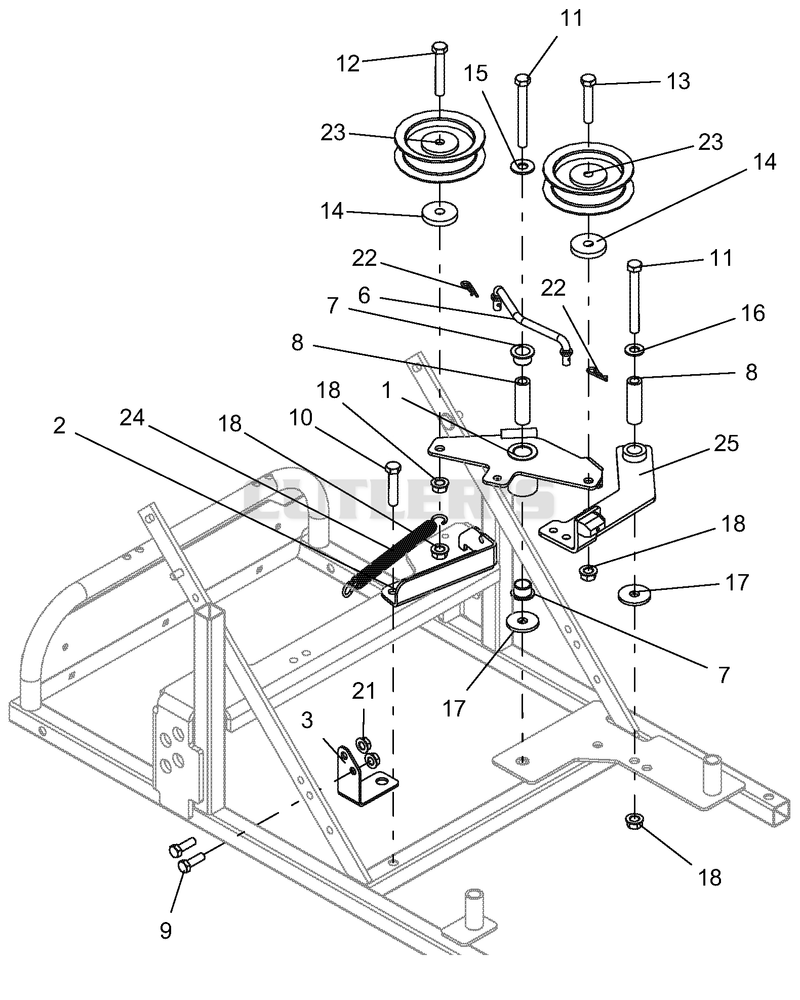 Idler And Rocker Arm