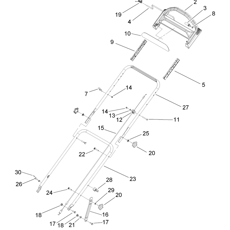 Handle and Speed Control Assembly