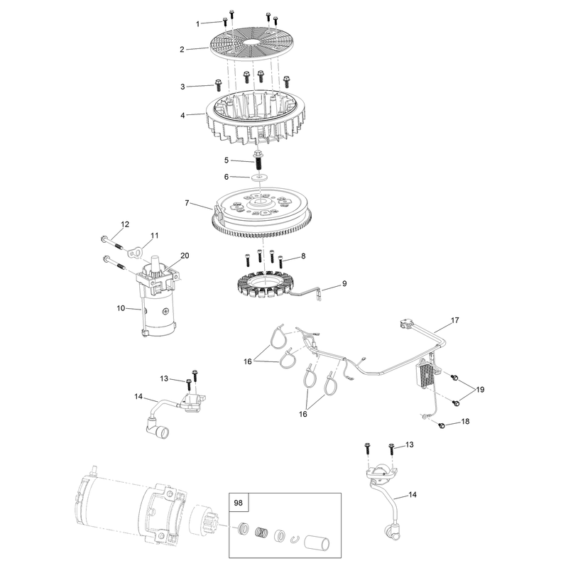 Ignition and Electrical Assembly
