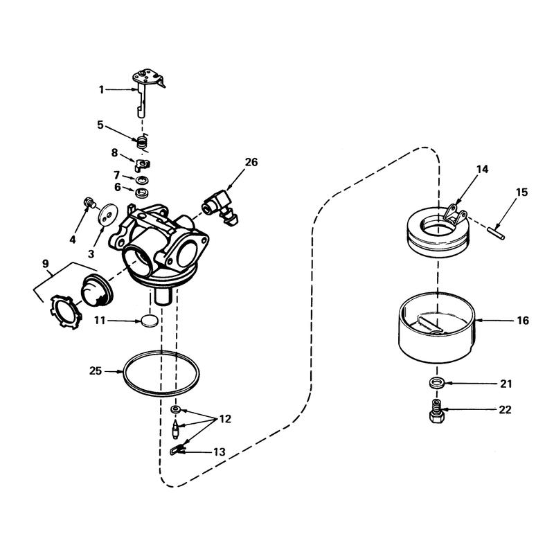 Carburetor No 632050