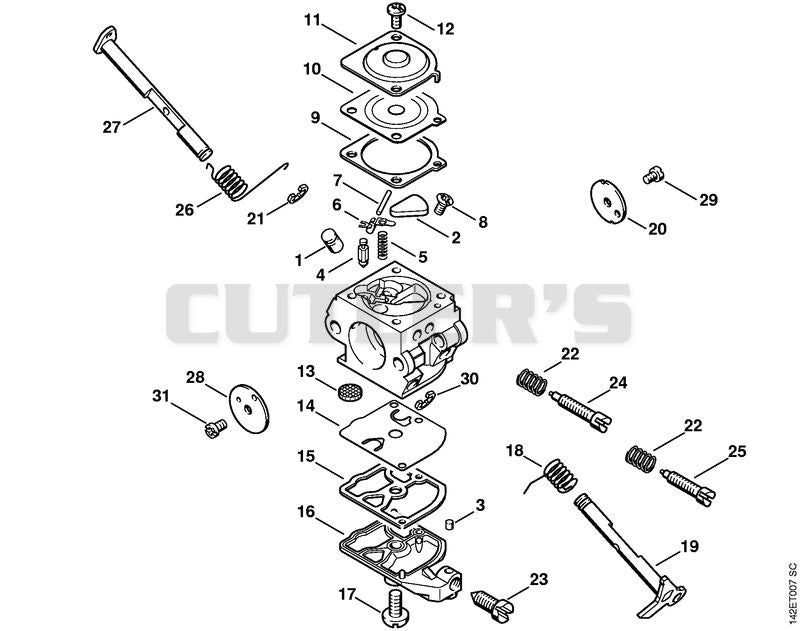Carburetor C1Q-S16 020 T (17.1999)